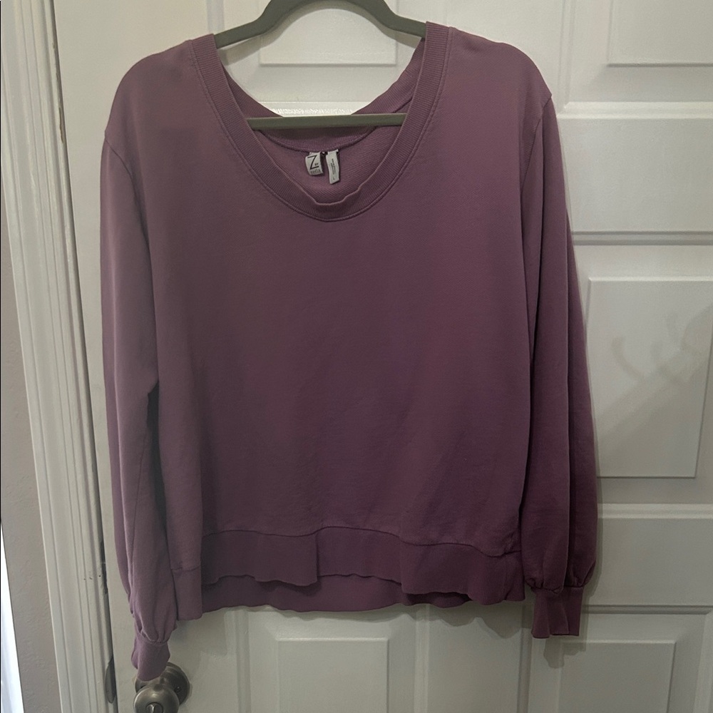 Zella Lavender Long Sleeve Top